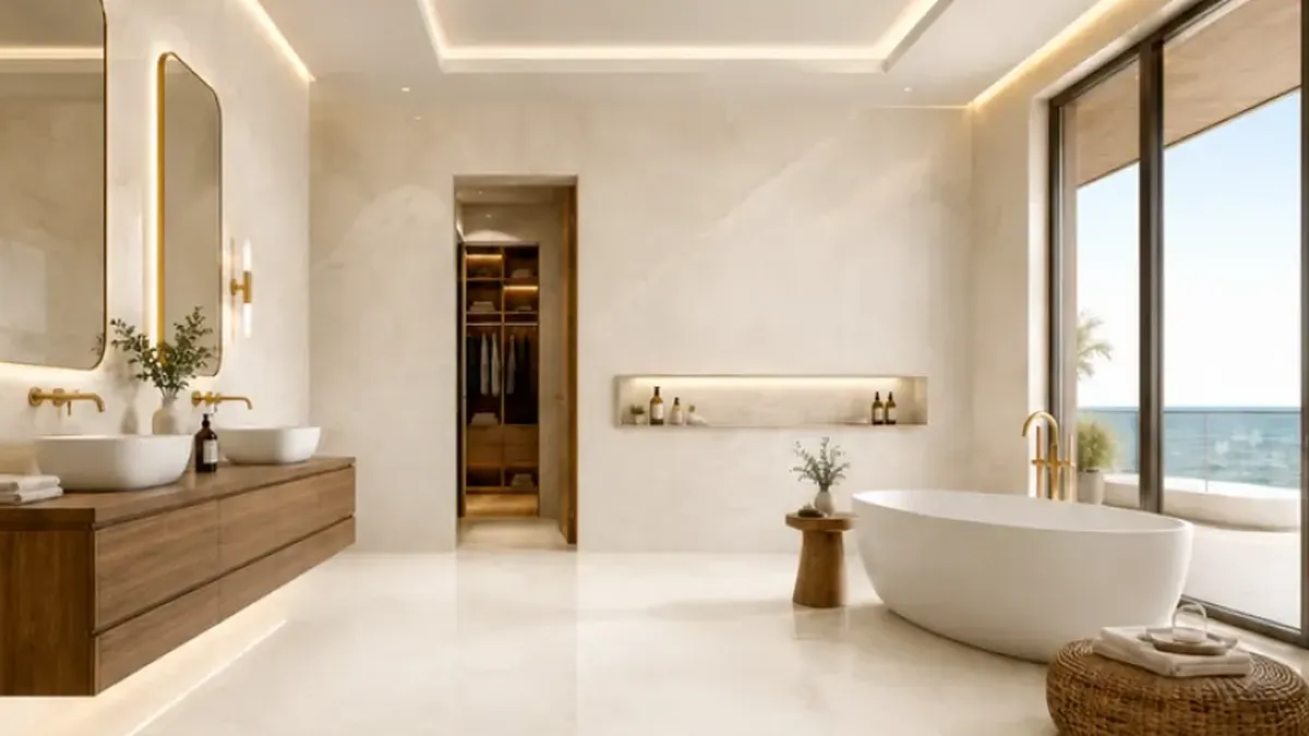 Bathroom Tile Ideas: How Designers Pair Walls and Floors