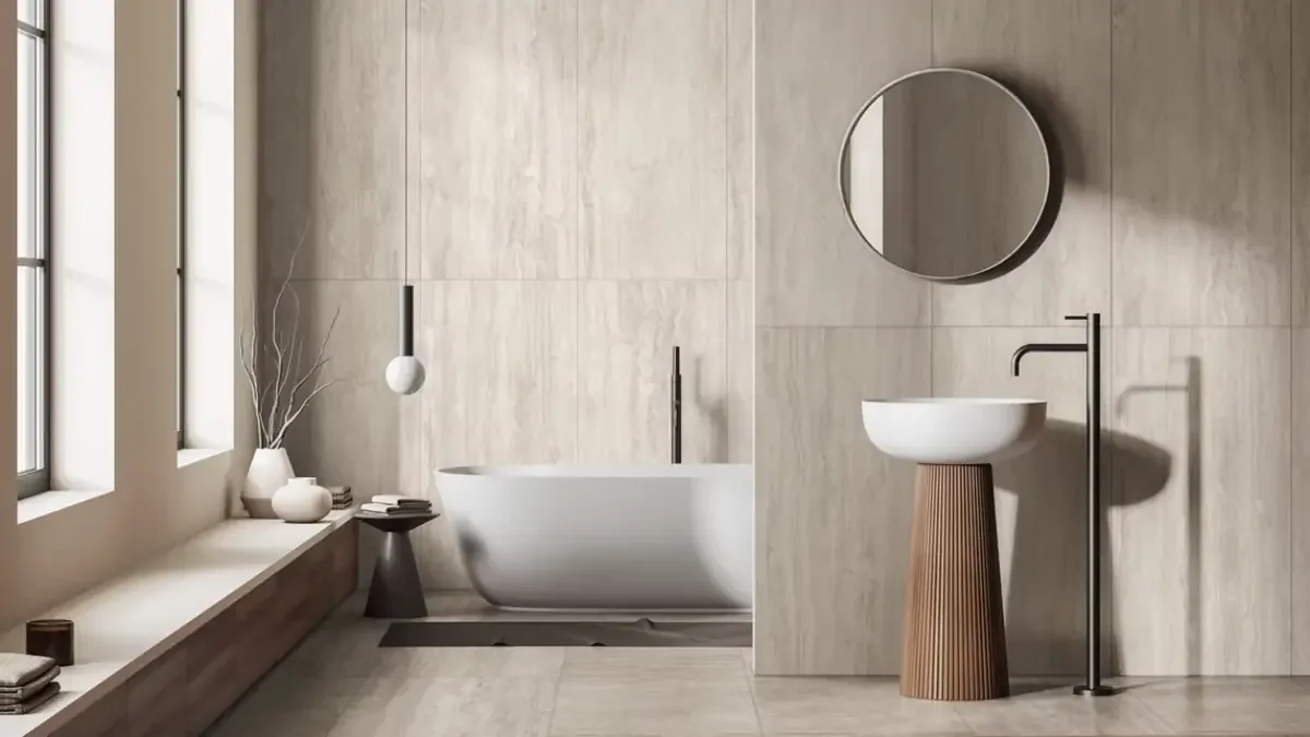 Travertine & Natural Stone Effect Porcelain Tiles: The Complete Guide
