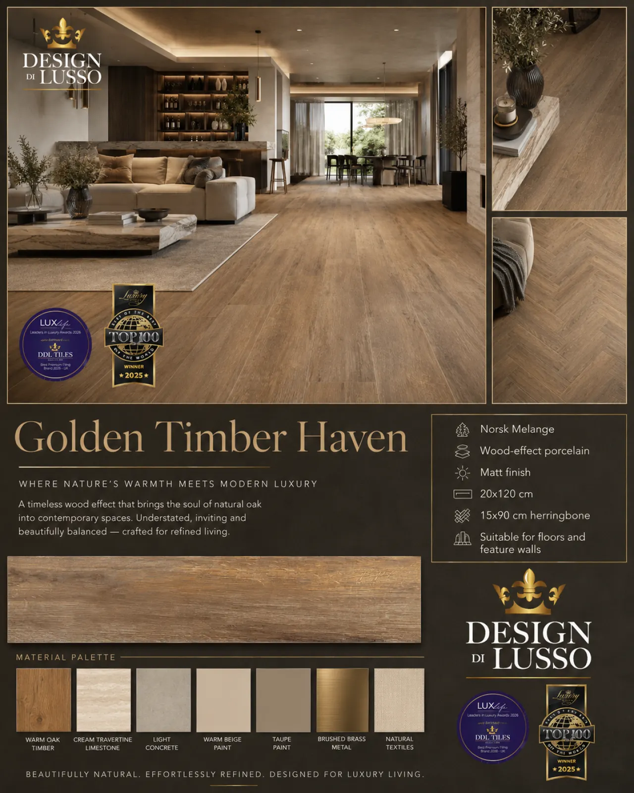 Sculptural Rhythm: Melange Norsk tile mood board