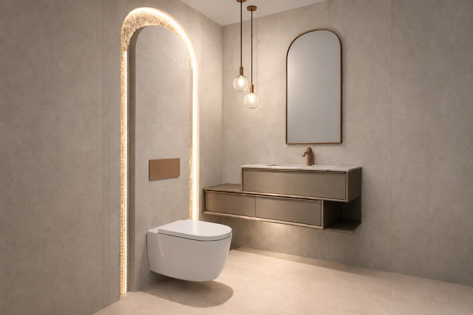 Stanmore bespoke cloakroom interior design visual
