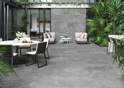 light grey floor and wall outside tiles used on outdoor terrace beige outdoor tiles used on wall and floor outside terrace from from design di lusso watford outdoor tile shop